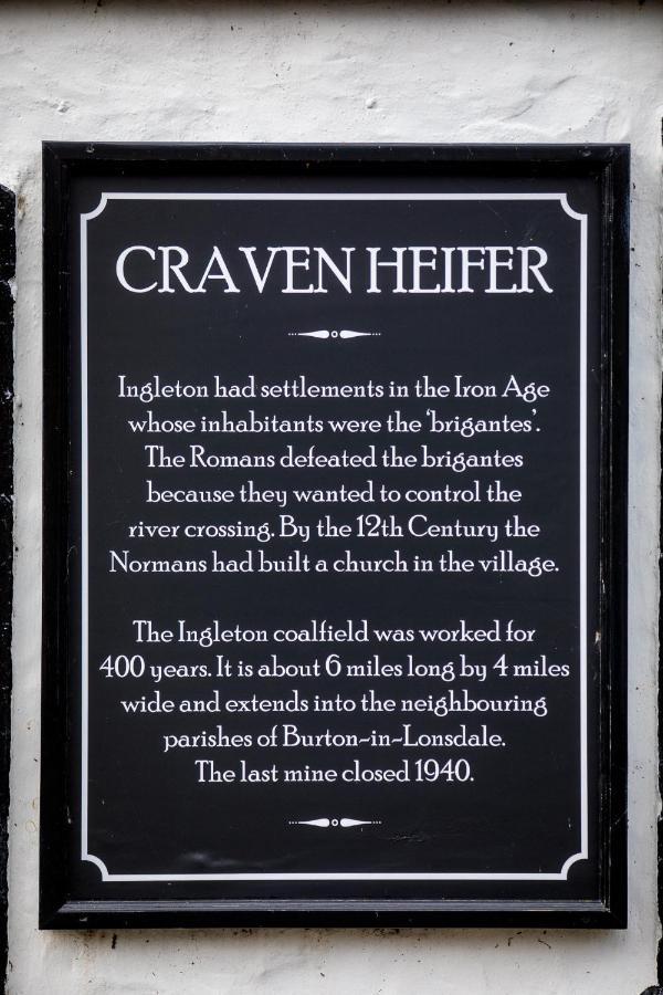 Craven Heifer Ingleton Hotell Ingleton  Exteriör bild